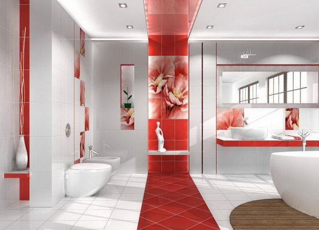 Дизайн интерьера ванной комнаты фото 1