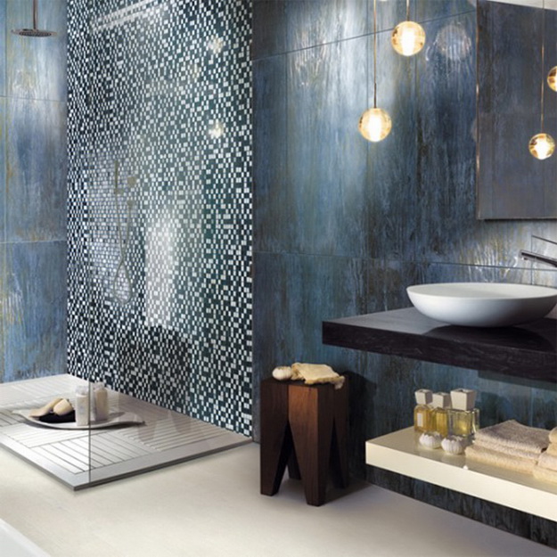 Дизайн интерьера ванной комнаты стекло 3