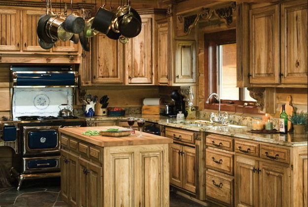 Обустраиваем кухню в деревянном доме - дизайн и интерьер 4