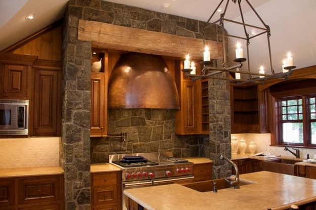 Обустраиваем кухню в деревянном доме - дизайн и интерьер 5