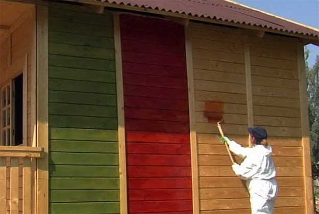 Чем красить деревянный дом снаружи - лучшая фасадная краска для деревянного дома 4