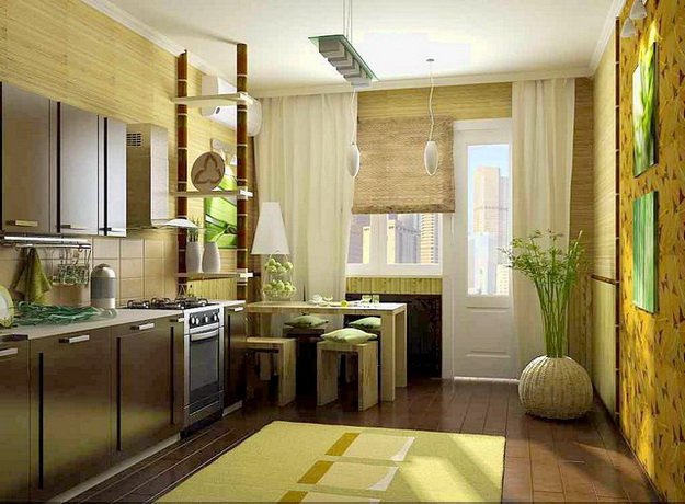 Используем панели стеновые бамбуковые в интерьере квартиры и дома 8